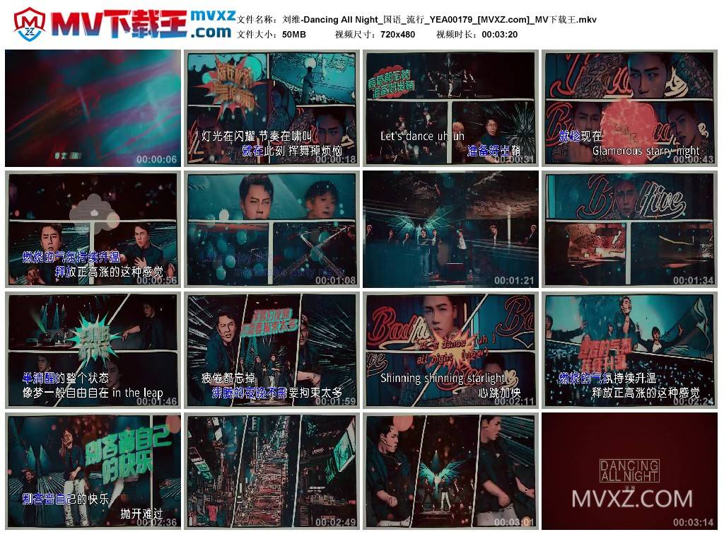 刘维-Dancing All Night_国语_流行_YEA00179